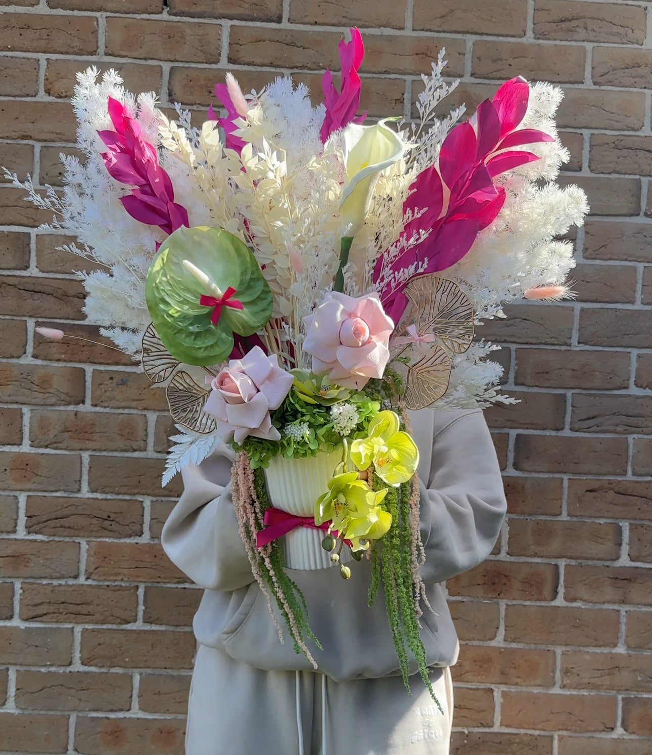 Strawberry Matcha Inspired Arrangement **PICKUP & SYDNEY DELIVERY ONLY**