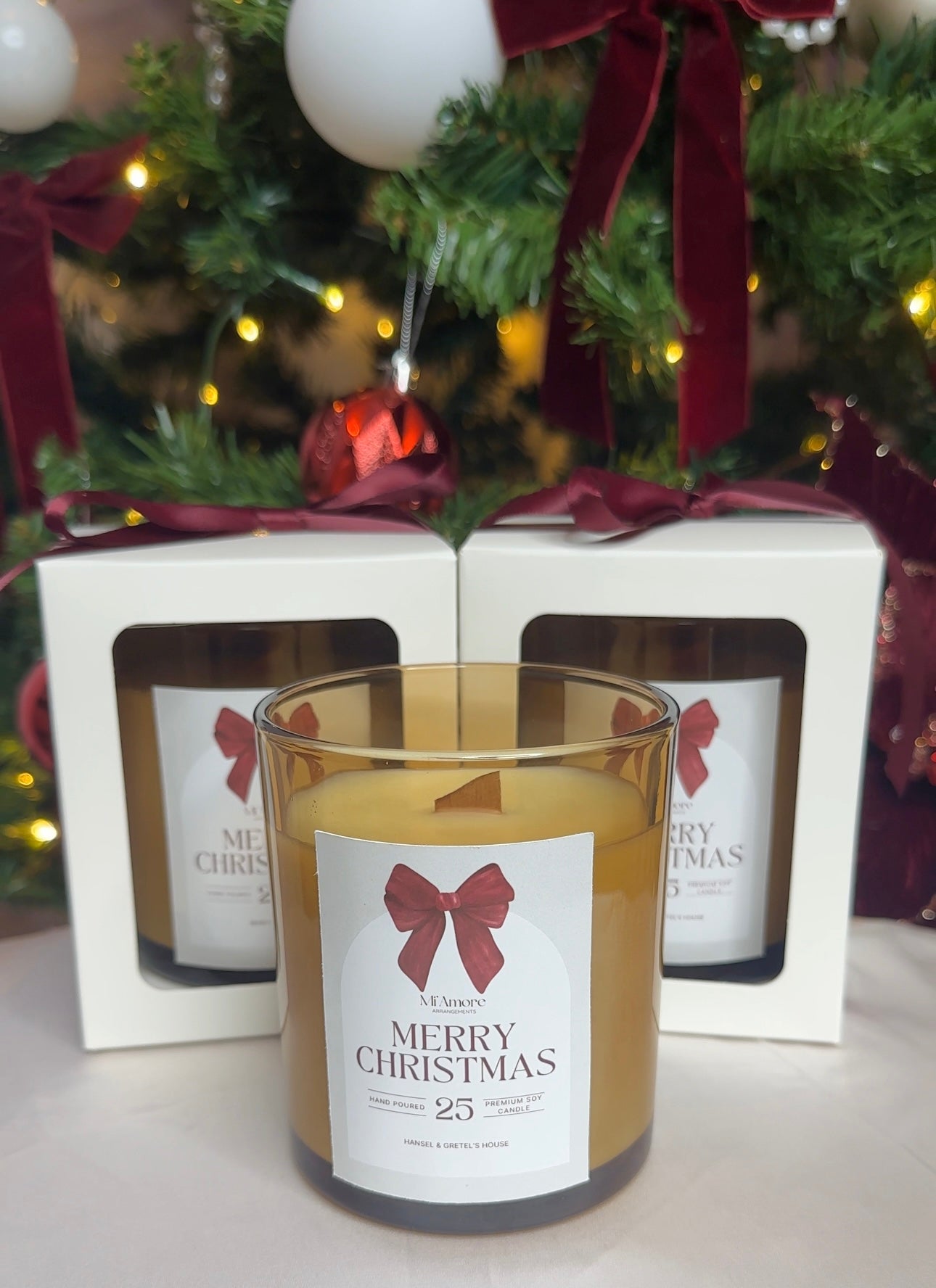 Merry Christmas Candle