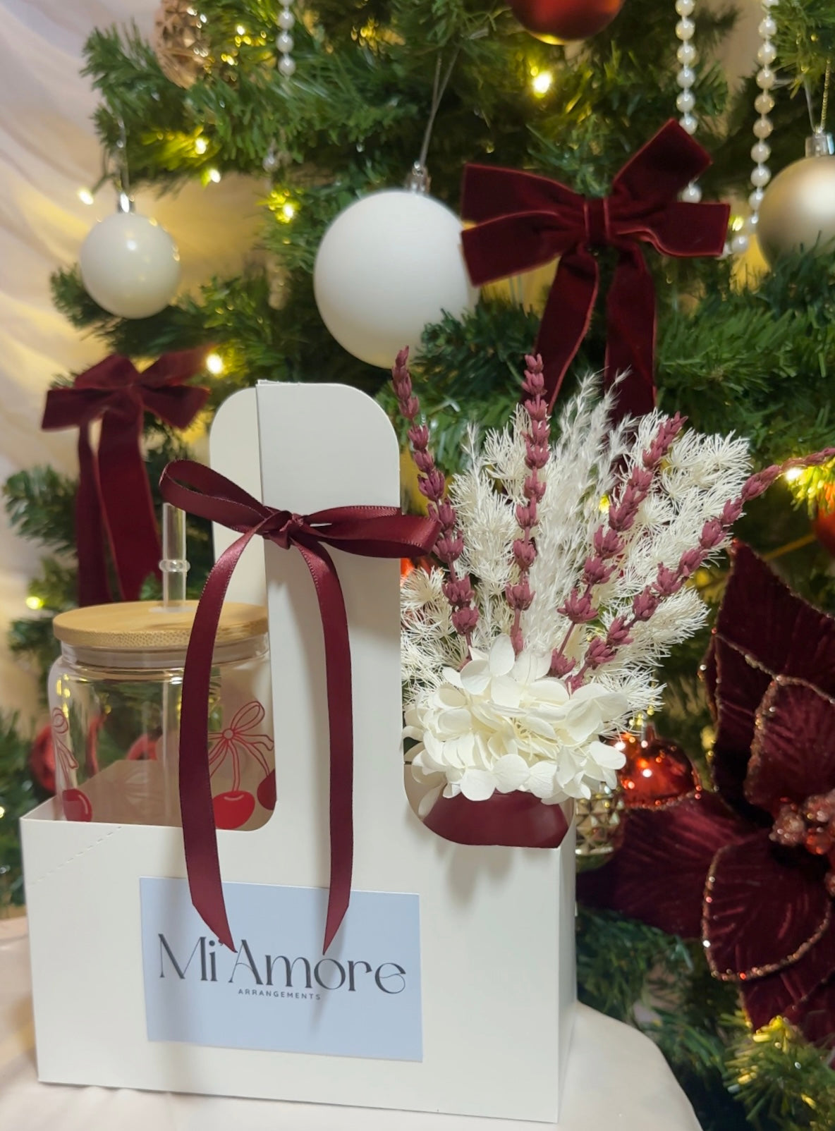 Christmas Sip N Bloom Gift Set