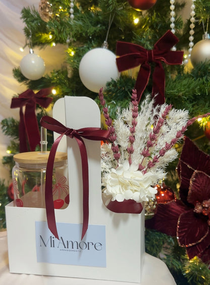 Christmas Sip N Bloom Gift Set