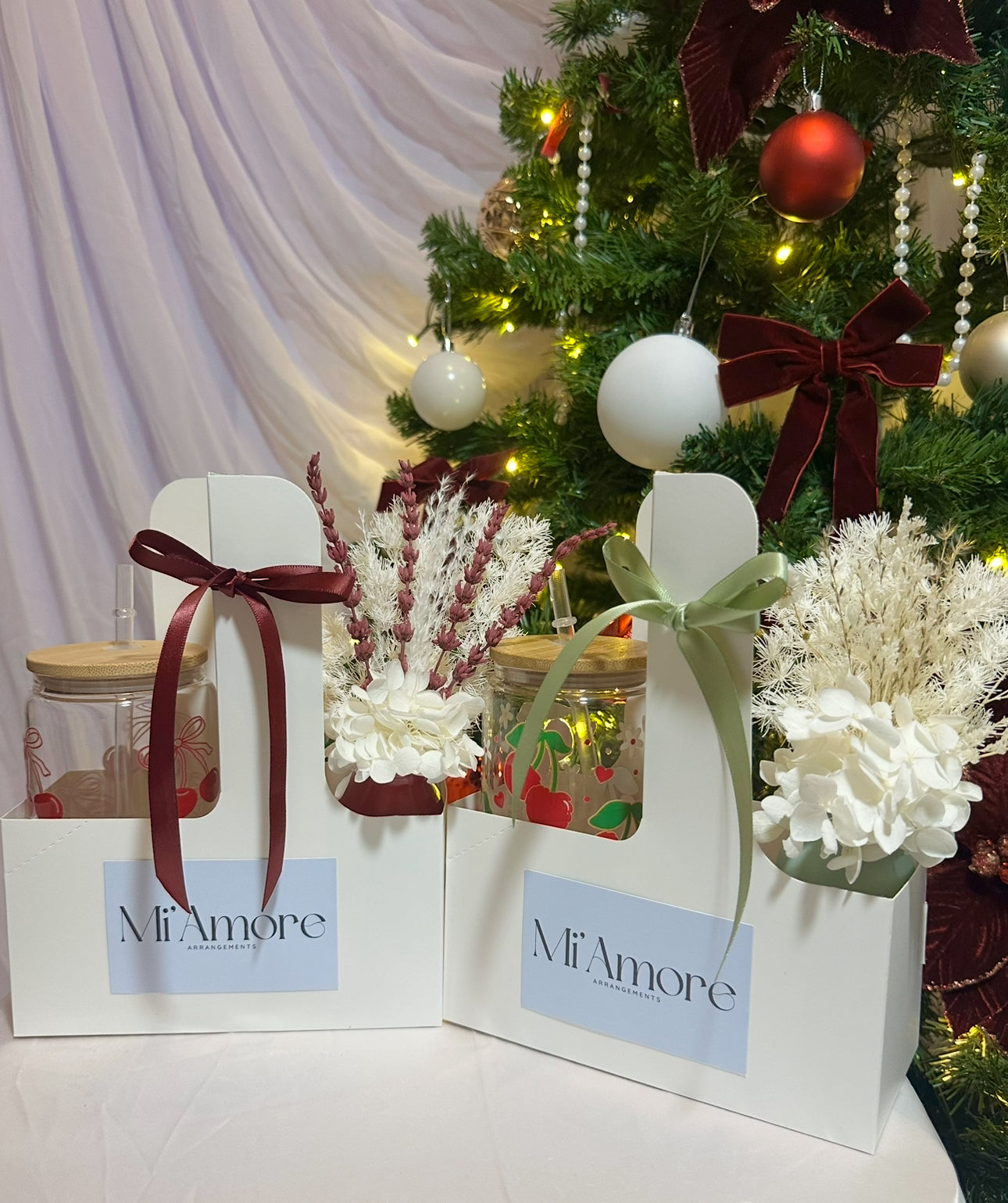 Christmas Sip N Bloom Gift Set