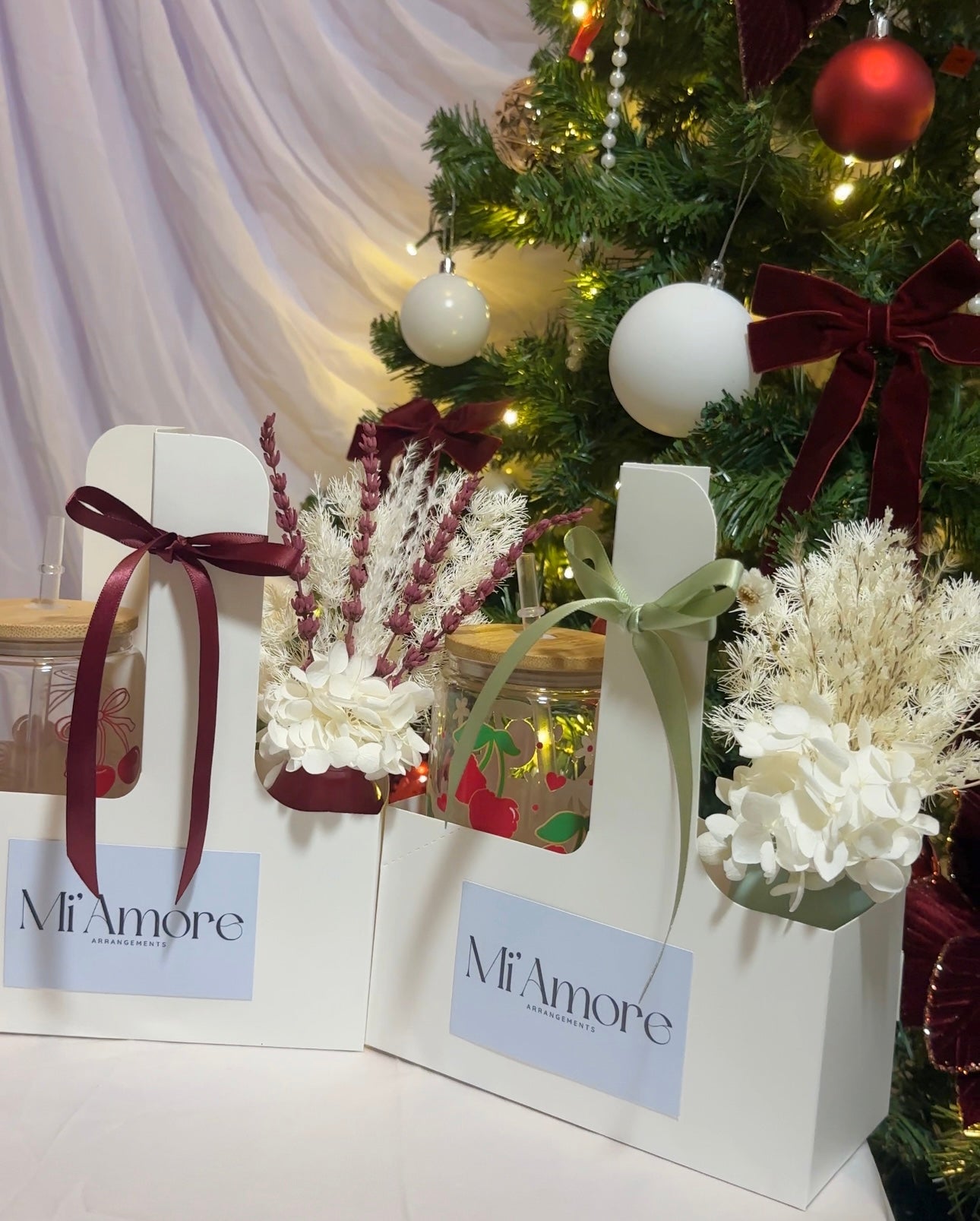 Christmas Sip N Bloom Gift Set