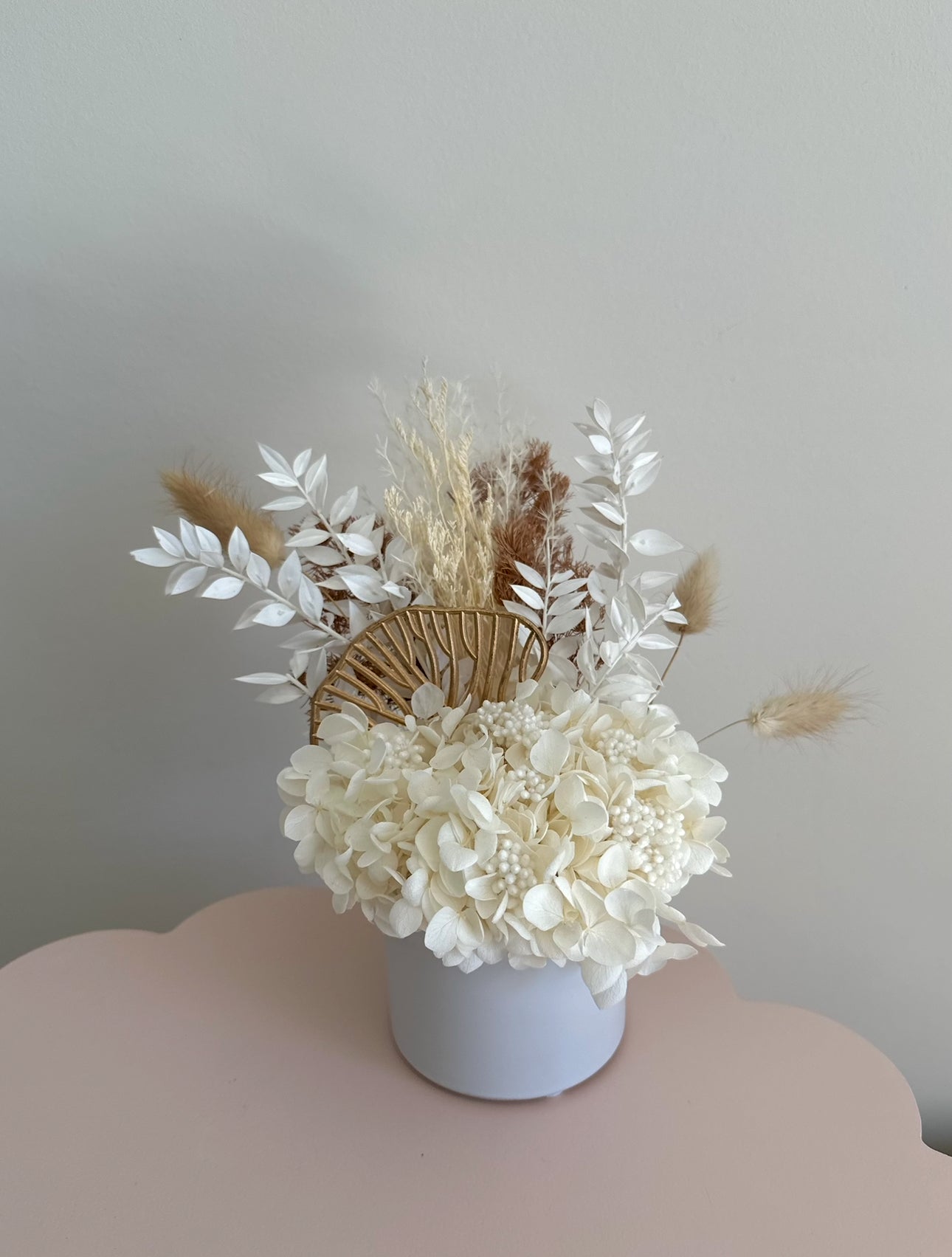 Mini Dried Flower Arrangement Neutral