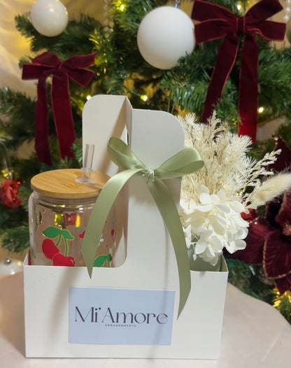 Christmas Sip N Bloom Gift Set