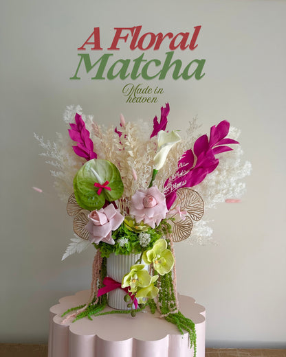 Strawberry Matcha Inspired Arrangement **PICKUP & SYDNEY DELIVERY ONLY**